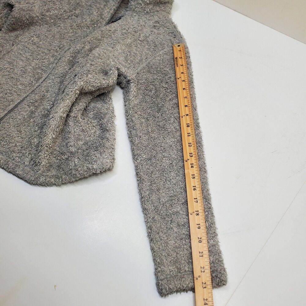 Cabela's Soft Fuzzy Fleece Polartec Jacket Light Gray Womens M Full Zip - Picture 10 of 15